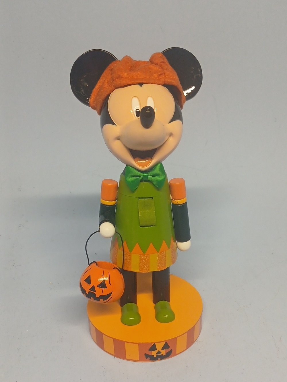 Disney Mickey Mouse Halloween Wooden Nutcracker Figurine -